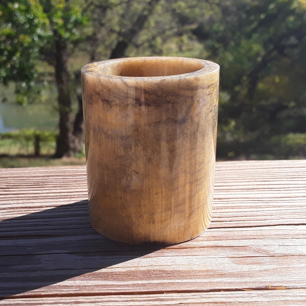 ✨SOLD✨Handmade Gold Epoxy Resin Holder - Picture 5 of 14